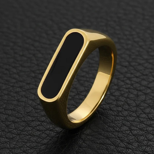 Signet Bar Golden Ring