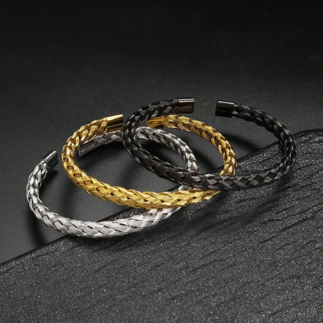 Wire Woven Bangle