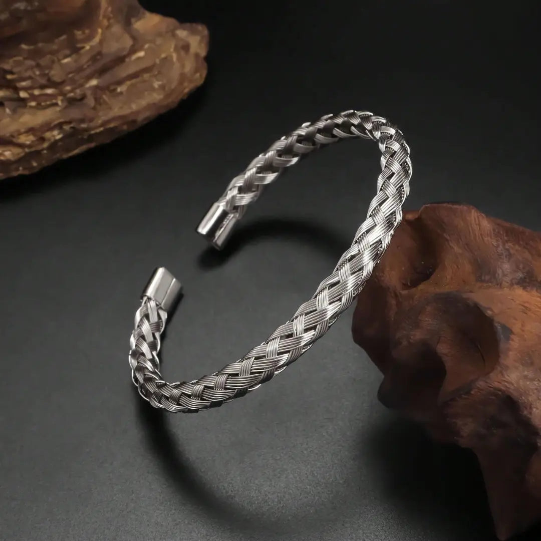 Wire Woven Bangle