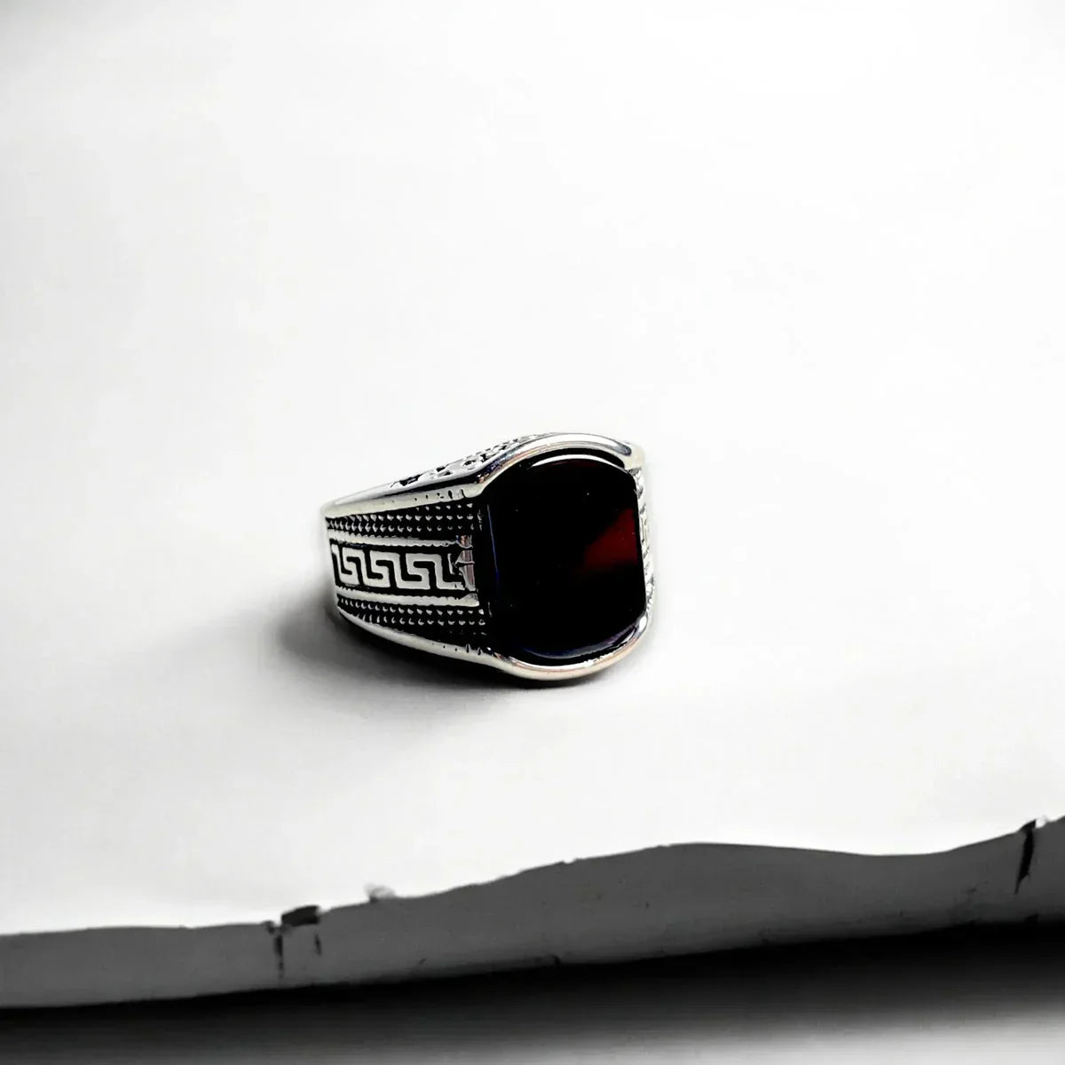 Turkish Greek Pattern Ring