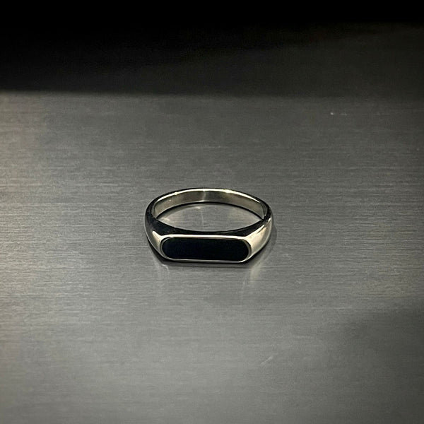Signet Bar Siver Ring