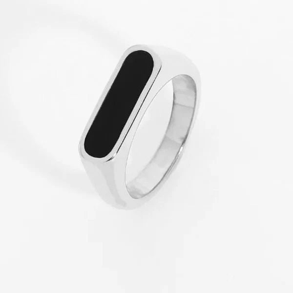 Signet Bar Siver Ring